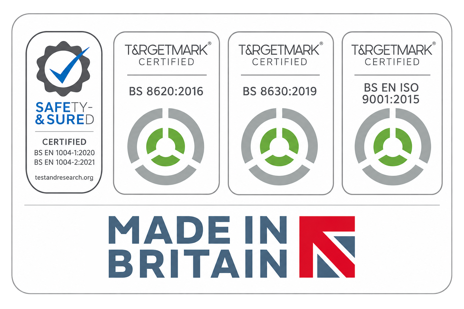 Leader Pro Scaffold Towers accreditations